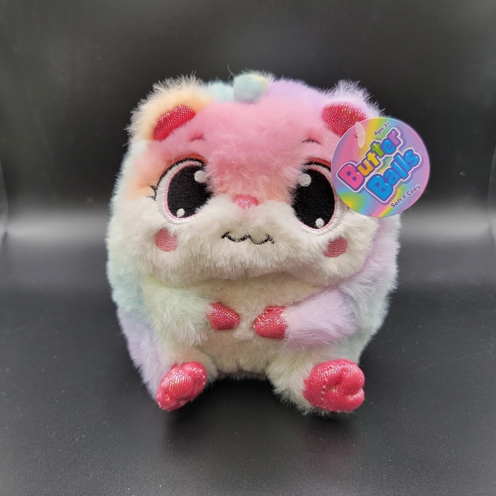 BMI Bonita Marie International Hamster Plush Cotton Candy Big Eyes Cute!